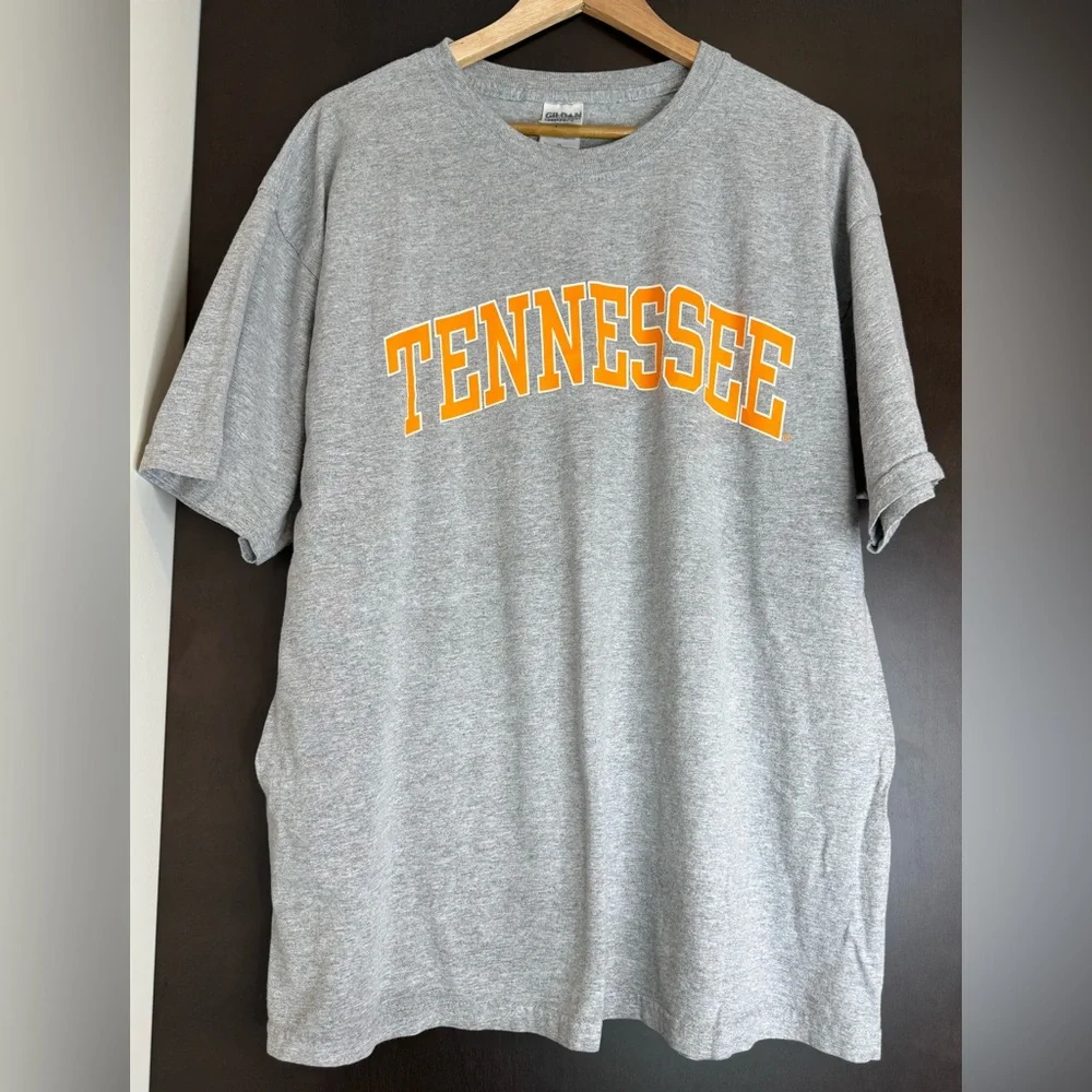 GILDAN Men’s Heather Gray T-Shirt - Picture 1 of 5